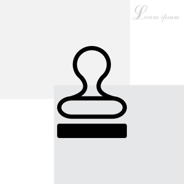 Damga satırı web simgesi 