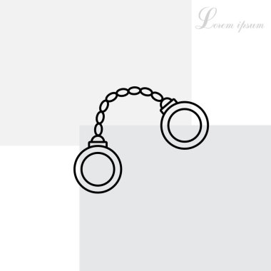 Simge kelepçe çizgi