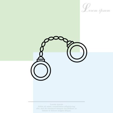 Simge kelepçe çizgi