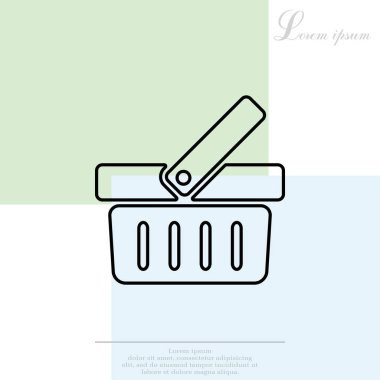 Alışveriş sepeti simgesi
