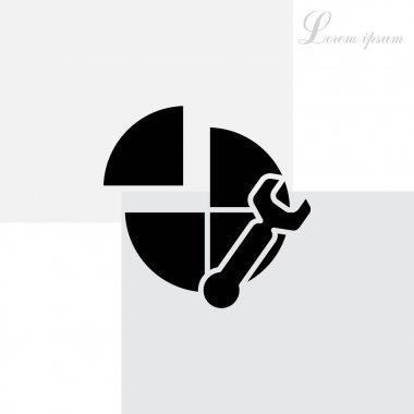 Mekanizması düz simgesi 