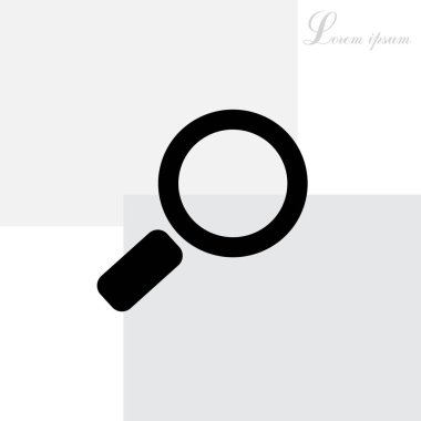 Arama simgesi illüstrasyon