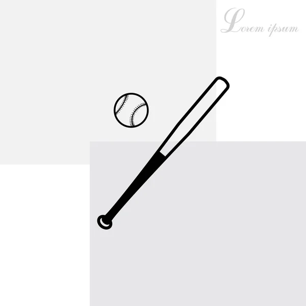 Baseball-Ikone — Stockvektor