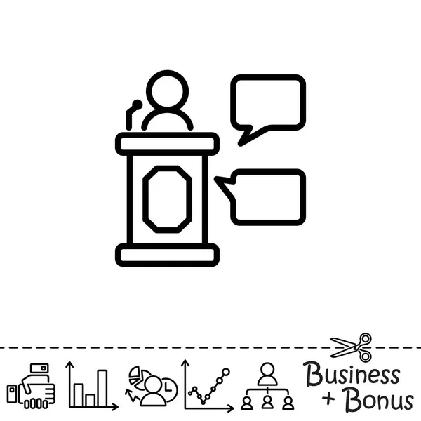 Web lijn pictogram — Stockvector