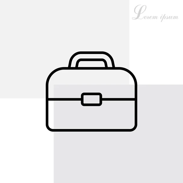 Ikonen för resväska — Stock vektor