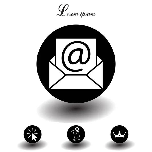 E-Mail-Brief-Symbol — Stockvektor