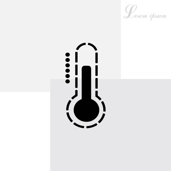 Thermometer Web icon — Stock Vector
