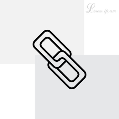 Birleştirilen zincir simgesi