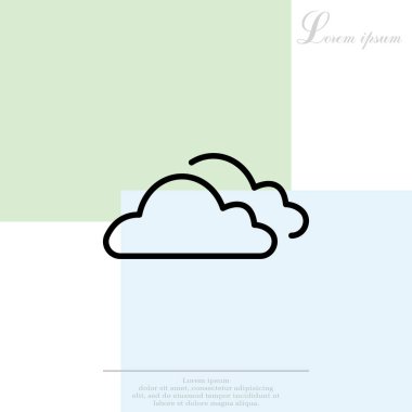 bulutlu hava simgesi