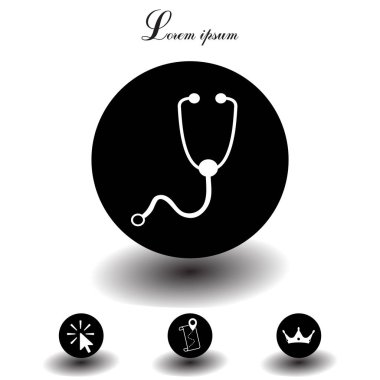 stetoskop simge tasarlamak