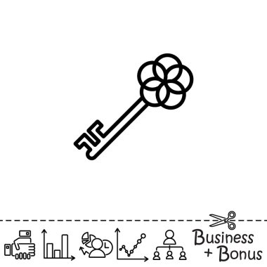 Web simgesi. Anahtar