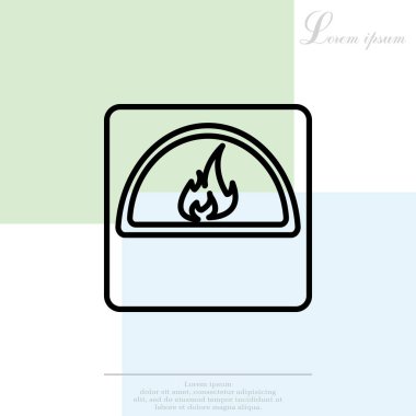 fırın satırı simgesi