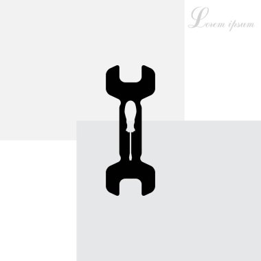 Basit araçlar veya onarım simgesi