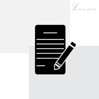 notları kağıt simgesi