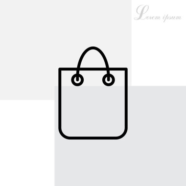 alışveriş çantası simgesi