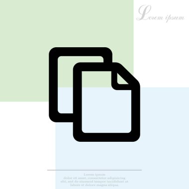 dosyaları (belgeler, veri) simgesi