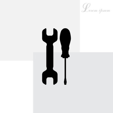 Basit araçlar veya onarım simgesi