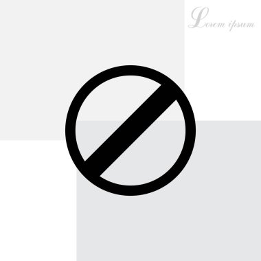 kısıtlı düz simgesi