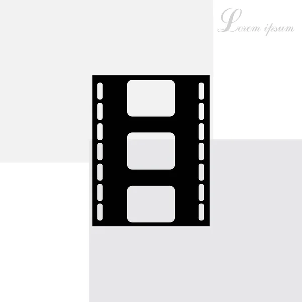 Film platte pictogram — Stockvector
