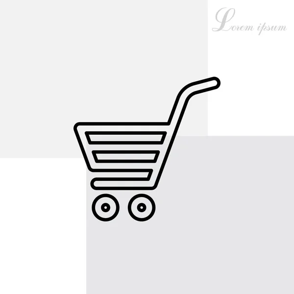 Shopping cart (basket) — Stock Vector