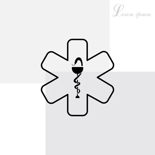 Medicine (ambulance) icon — Stock Vector