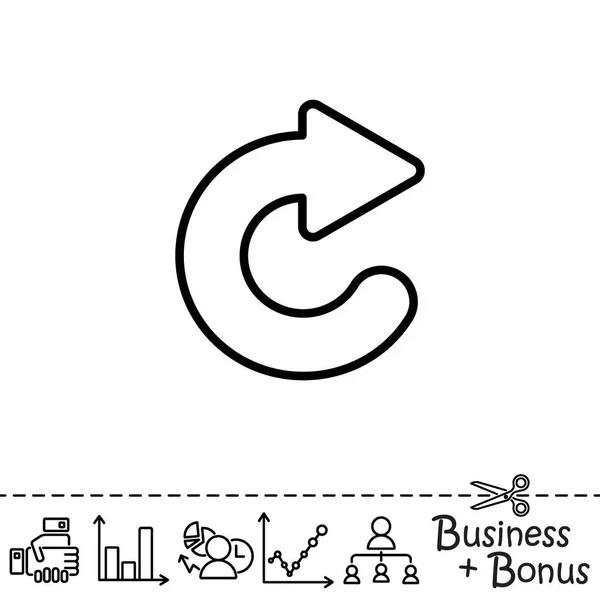 Web lijn pictogram — Stockvector