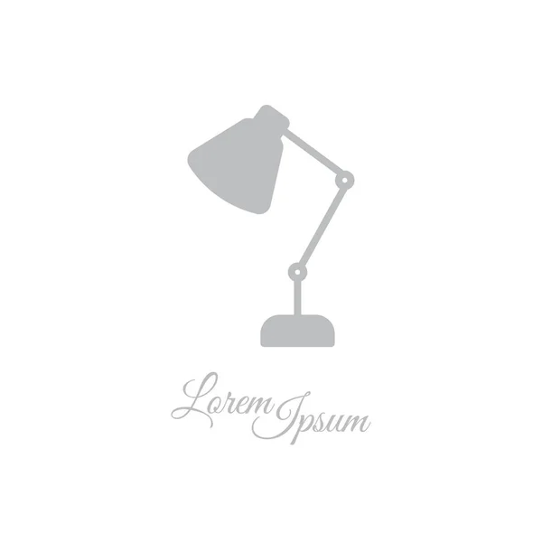 Лампа плоских значок — стоковий вектор