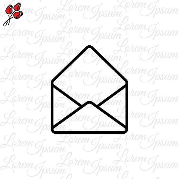 Sobre de correo icono — Archivo Imágenes Vectoriales