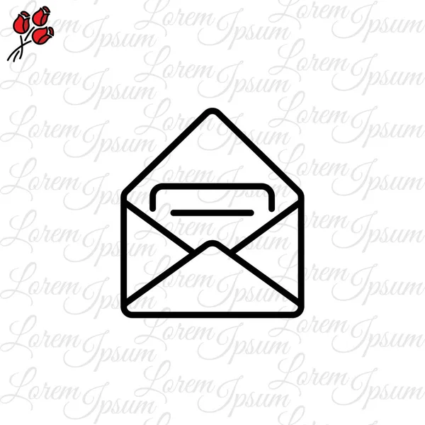 Sobre de correo icono — Archivo Imágenes Vectoriales