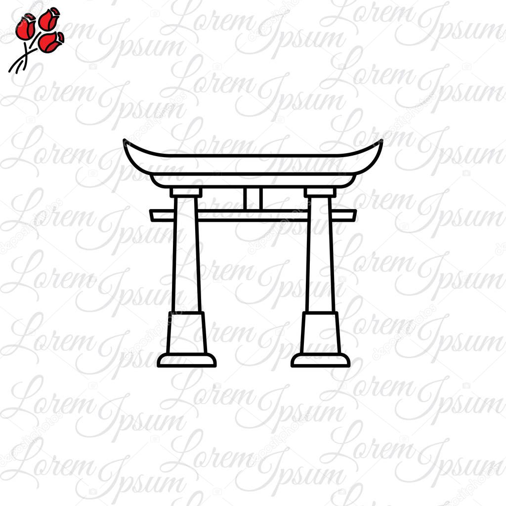 Japan gate icon