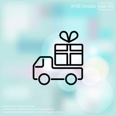 bir hediye ile kamyon