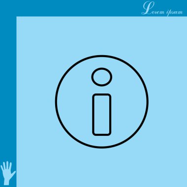 bilgi satırı simgesi