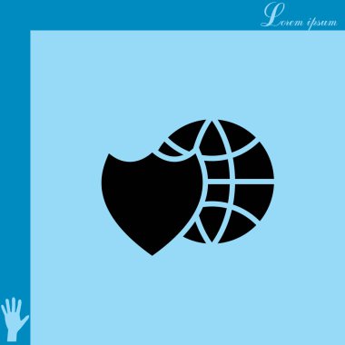 Dünya küre kalkan kutsal kişilerin resmi