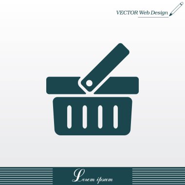 Alışveriş sepeti simgesi