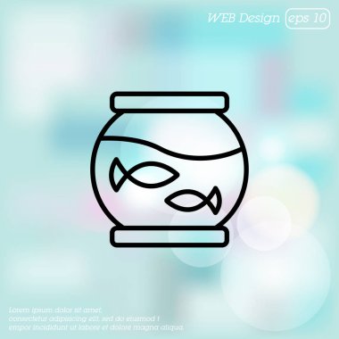 Akvaryum satırı simgesi