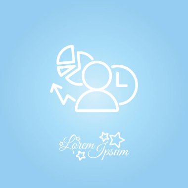 Analist düz simgesi