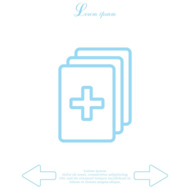 tıbbi kayıtları simgesi