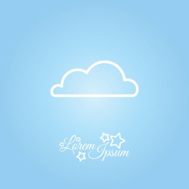 bulut satırı simgesi