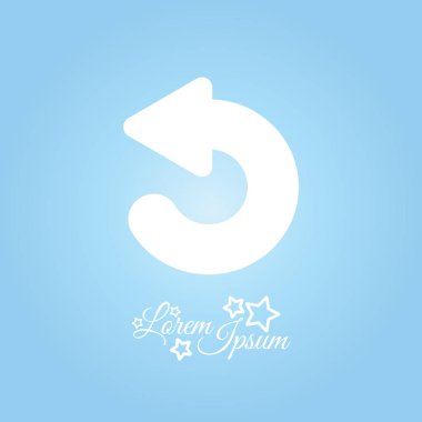 ok yuvarlak sol satırı simgesi