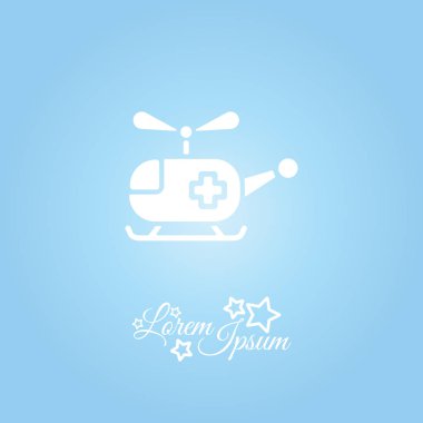 uçan helikopter ambulans