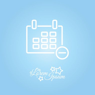 Takvim Web satırı simgesi