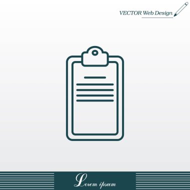 Denetim listesi web satırı simgesi