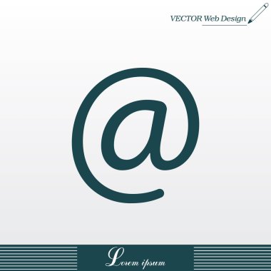 e-posta web simgesi