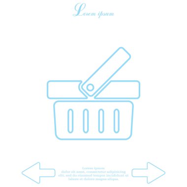 Alışveriş sepeti simgesi