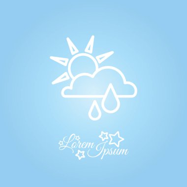 Güneş, bulutlar ve yağmur