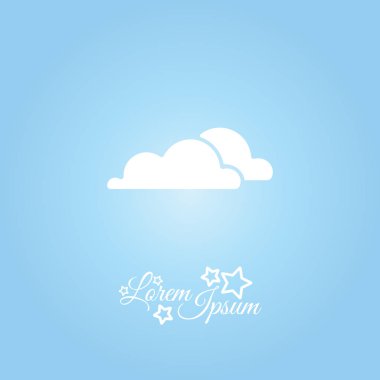 Bulutlar hava simgesi