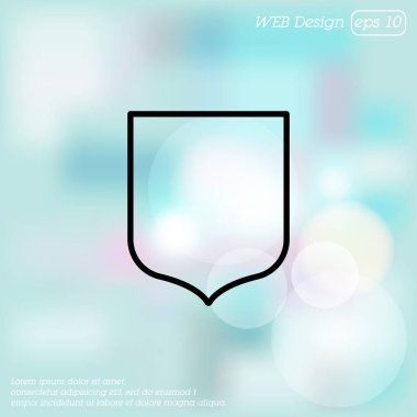 kalkan satırı simgesi