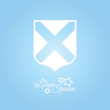 Düz simgesi ile kalkan