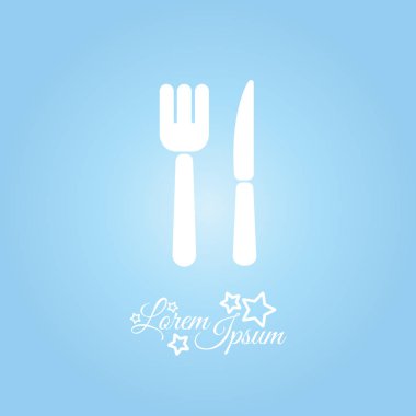 Çatal bıçak takımı web satırı simgesi