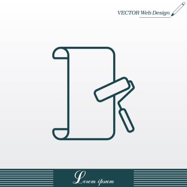 boya silindiri simgesi